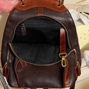 Brown Leather Women's Backpack
